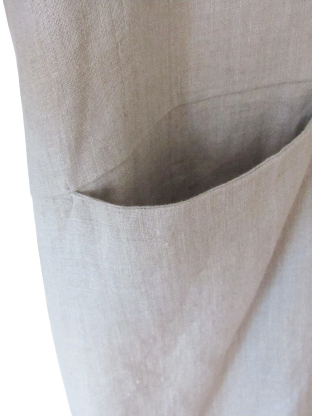 Old Linen Mill Linen Jacket XS/S Relaxed Oversized Boxy Pockets Lagenlook - Picture 4 of 9